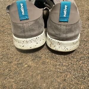 Native Mens Shoes in Gray and White